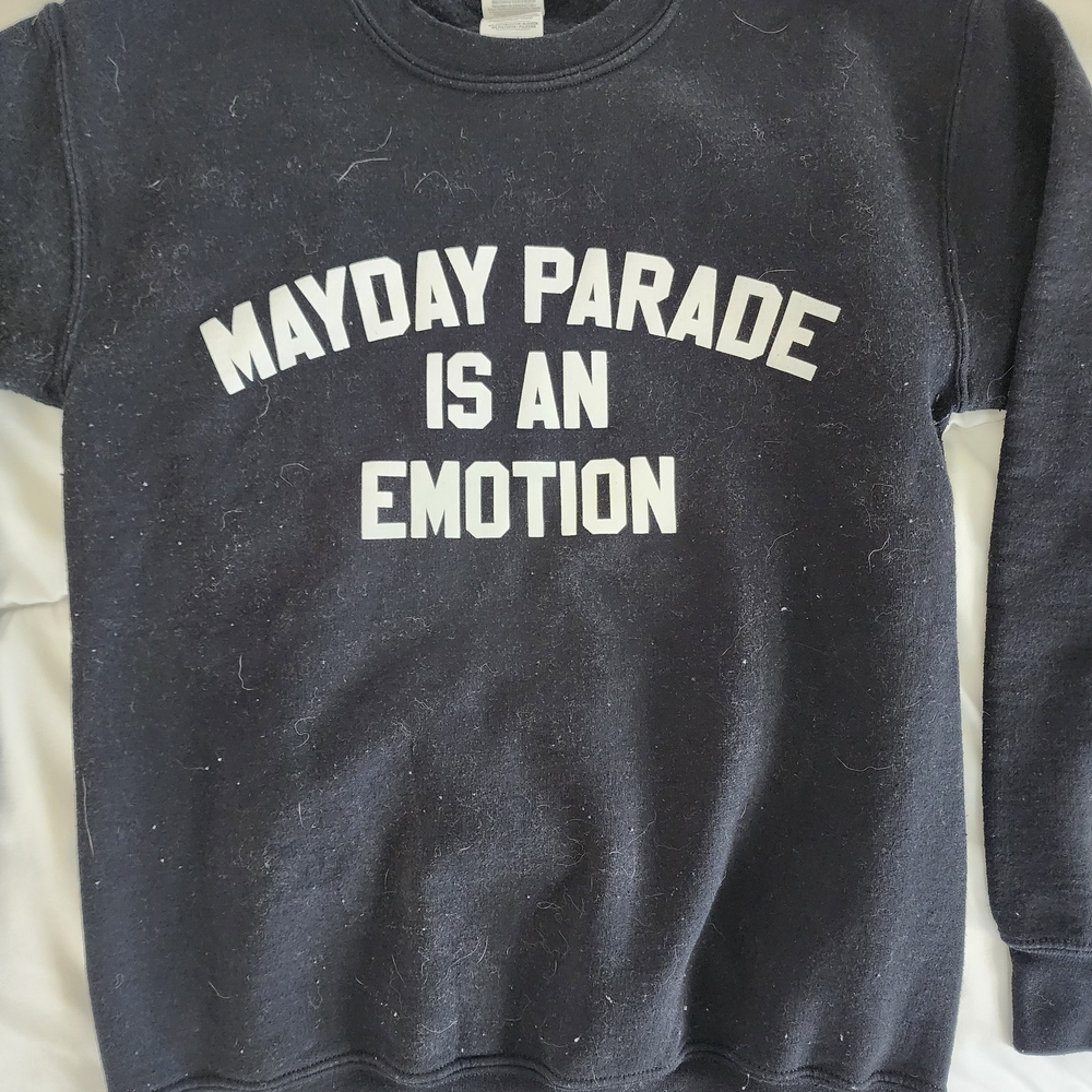 "Mayday Parade Is An Emotion" Gildan Black Heavy Blend Sweatshirt